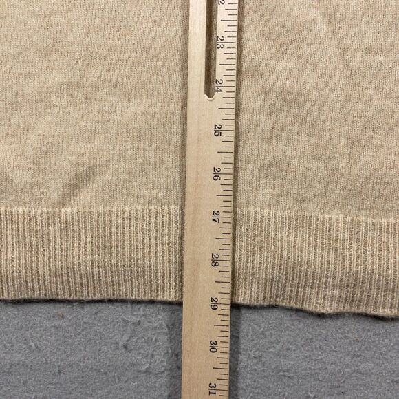 Club Room Luxury Cashmere Sweater Mens XL Beige Preppy Casual Office Work - Picture 7 of 9